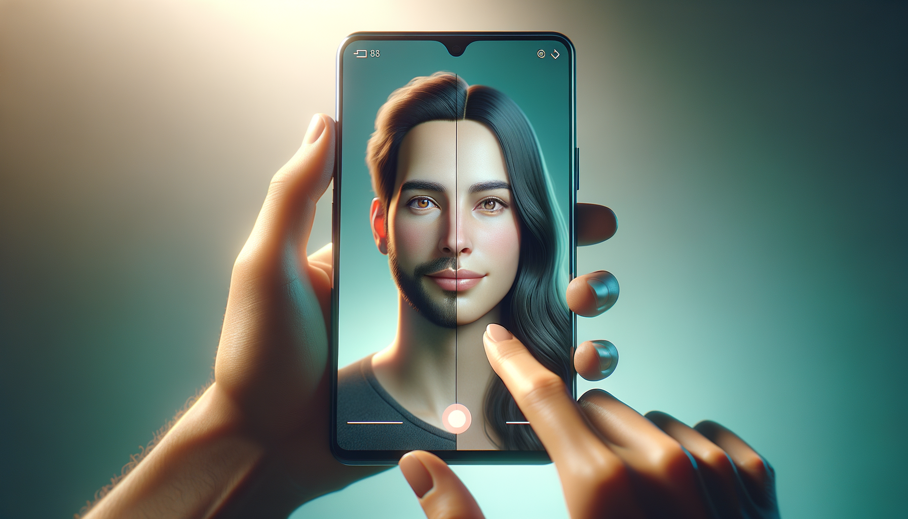 Photo face swap preview