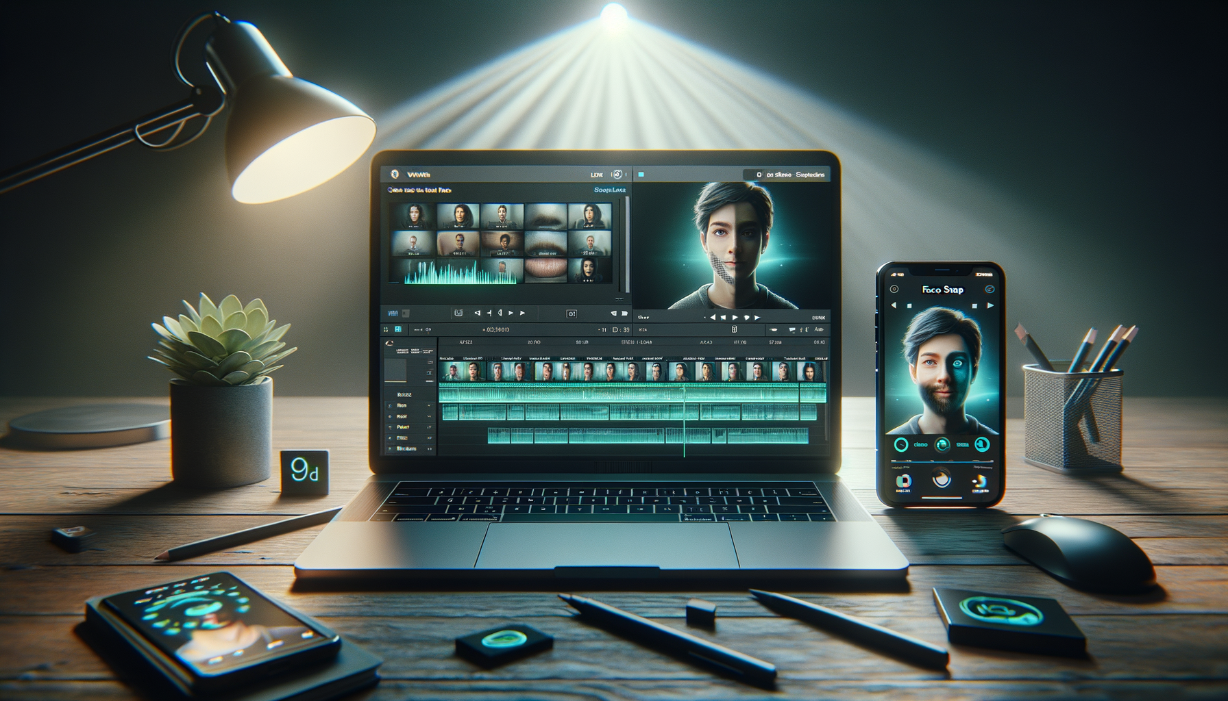 Video face swap preview